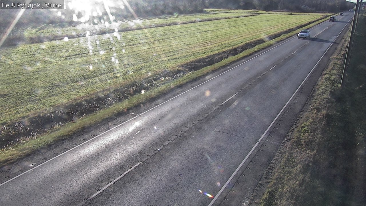 Kelikamerat Kuva Tie 8 Pyhäjoki, Viirre, Pyhäjoki, Pohjois-Pohjanmaa