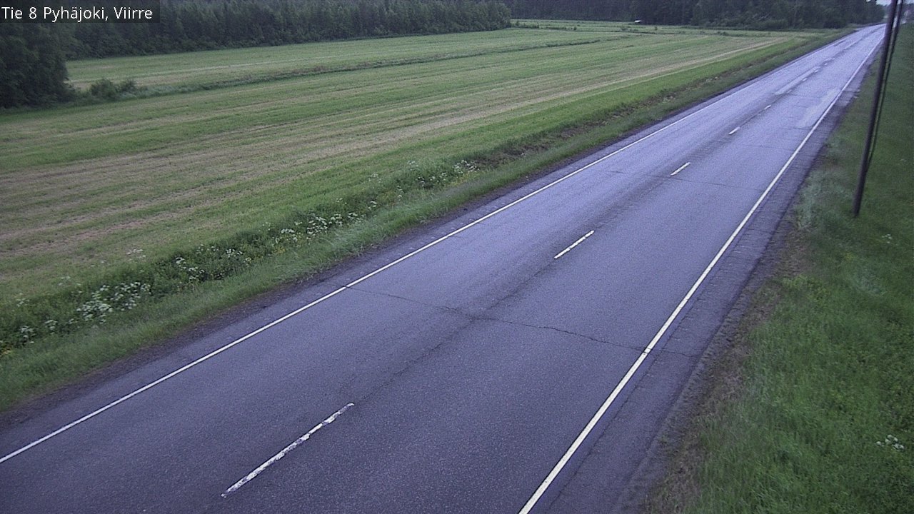 Kelikamerat Kuva Tie 8 Pyhäjoki, Viirre, Pyhäjoki, Pohjois-Pohjanmaa
