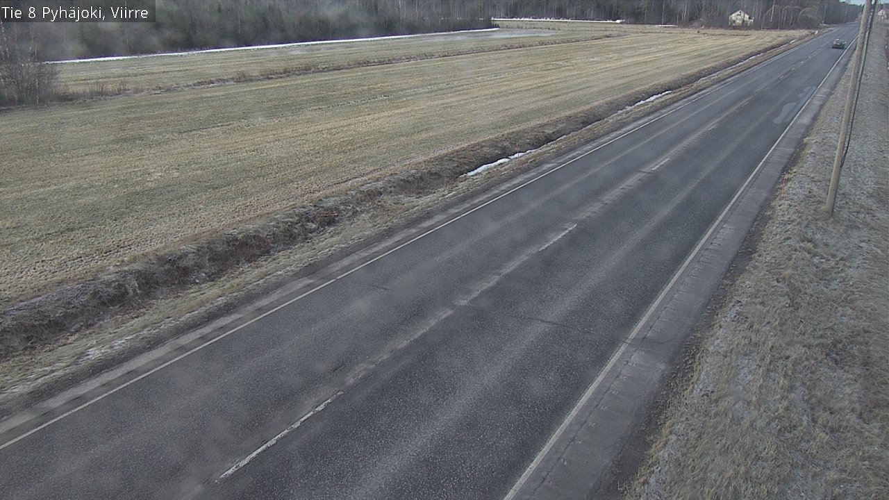 Kelikamerat Kuva Tie 8 Pyhäjoki, Viirre, Pyhäjoki, Pohjois-Pohjanmaa