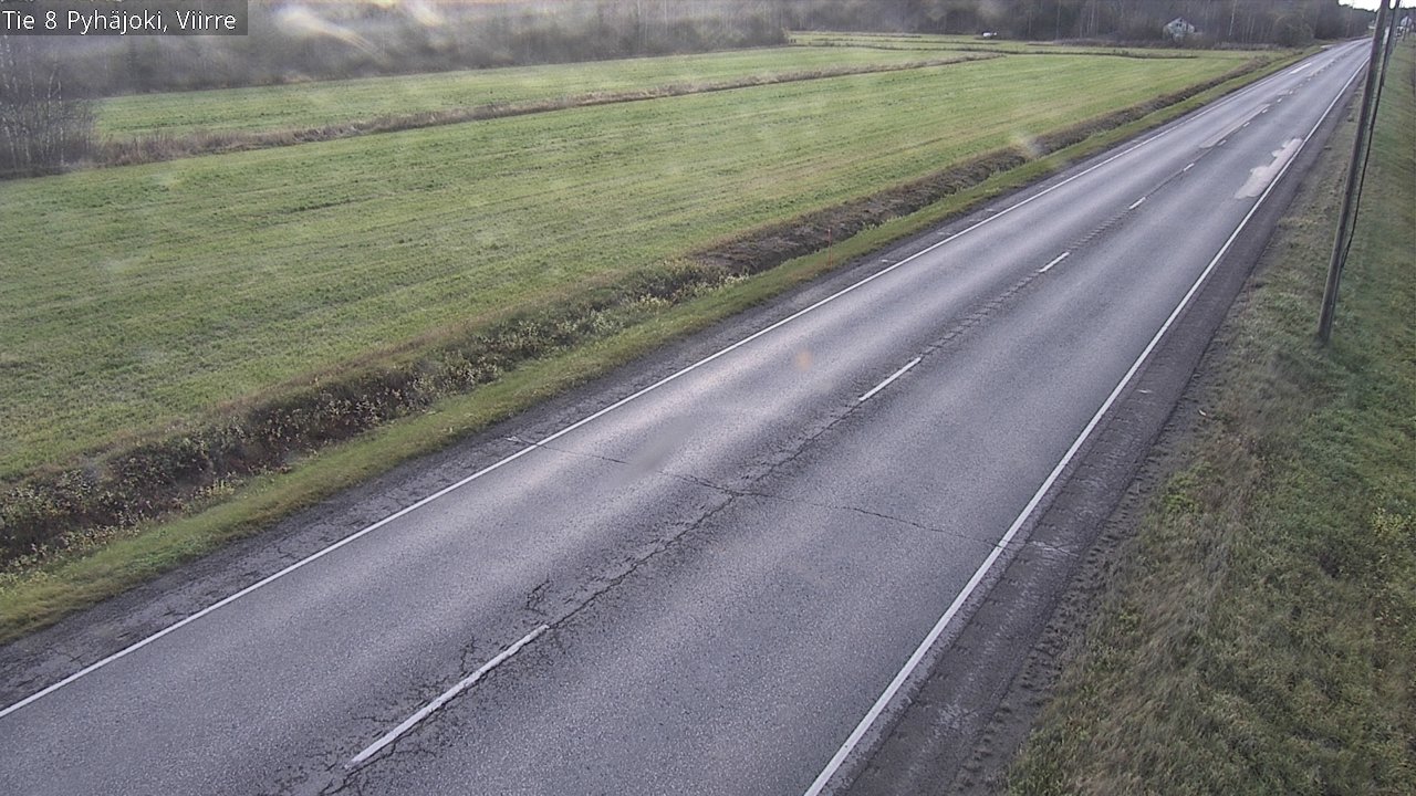 Kelikamerat Kuva Tie 8 Pyhäjoki, Viirre, Pyhäjoki, Pohjois-Pohjanmaa