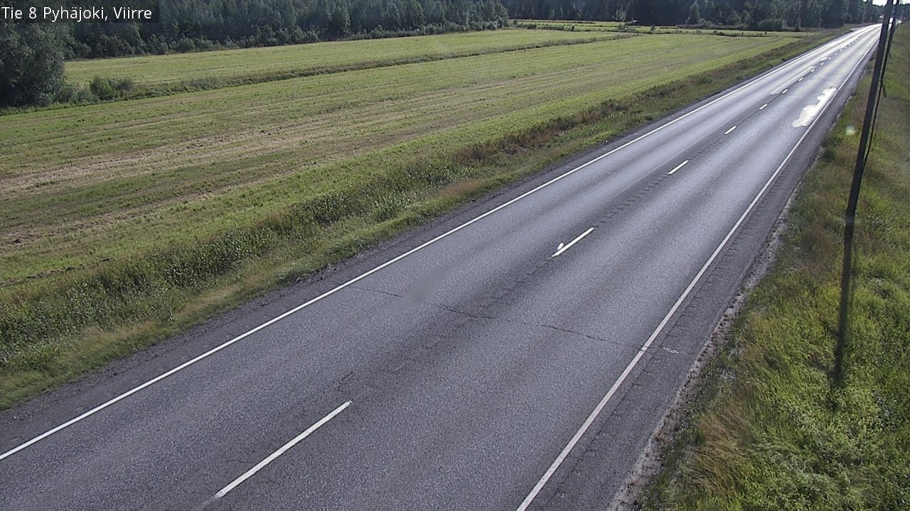Kelikamerat Kuva Tie 8 Pyhäjoki, Viirre, Pyhäjoki, Pohjois-Pohjanmaa