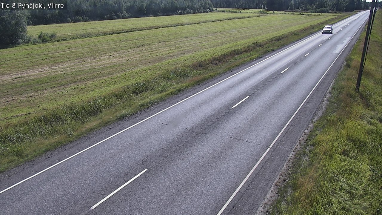 Kelikamerat Kuva Tie 8 Pyhäjoki, Viirre, Pyhäjoki, Pohjois-Pohjanmaa