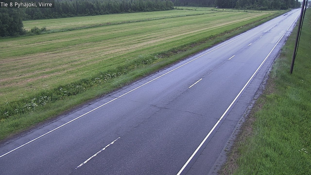 Kelikamerat Kuva Tie 8 Pyhäjoki, Viirre, Pyhäjoki, Pohjois-Pohjanmaa