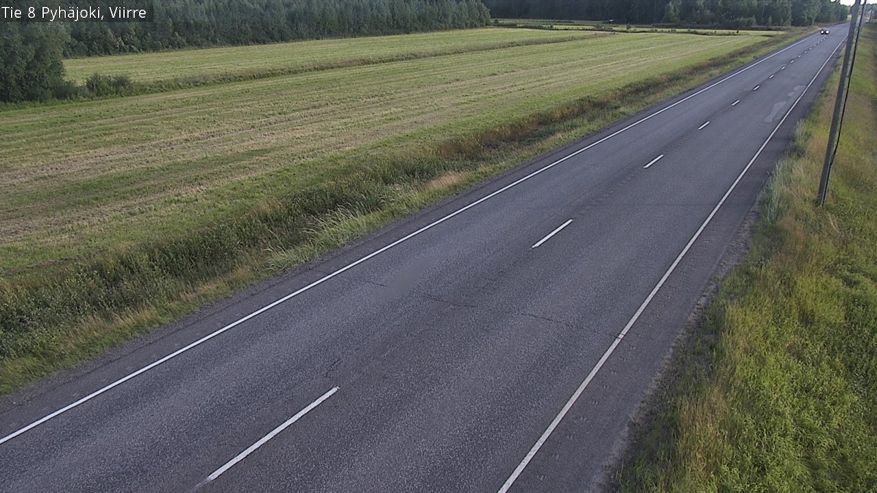 Kelikamerat Kuva Tie 8 Pyhäjoki, Viirre, Pyhäjoki, Pohjois-Pohjanmaa