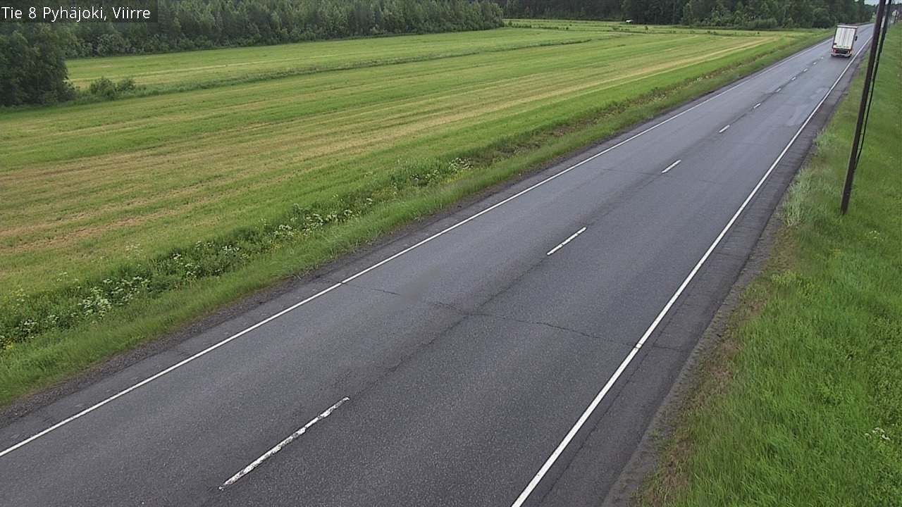 Kelikamerat Kuva Tie 8 Pyhäjoki, Viirre, Pyhäjoki, Pohjois-Pohjanmaa