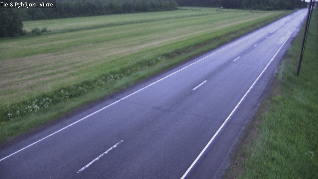 Kelikamerat Kuva Tie 8 Pyhäjoki, Viirre, Pyhäjoki, Pohjois-Pohjanmaa