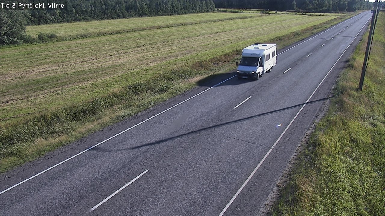 Kelikamerat Kuva Tie 8 Pyhäjoki, Viirre, Pyhäjoki, Pohjois-Pohjanmaa
