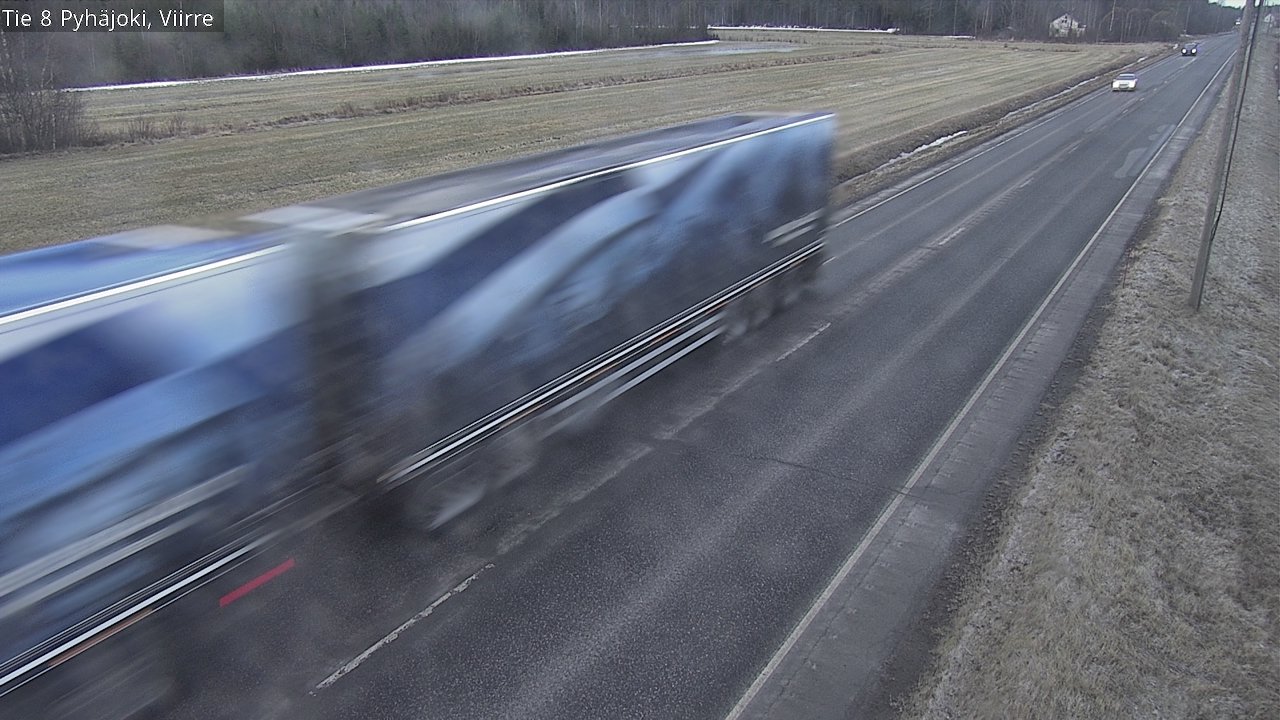 Kelikamerat Kuva Tie 8 Pyhäjoki, Viirre, Pyhäjoki, Pohjois-Pohjanmaa