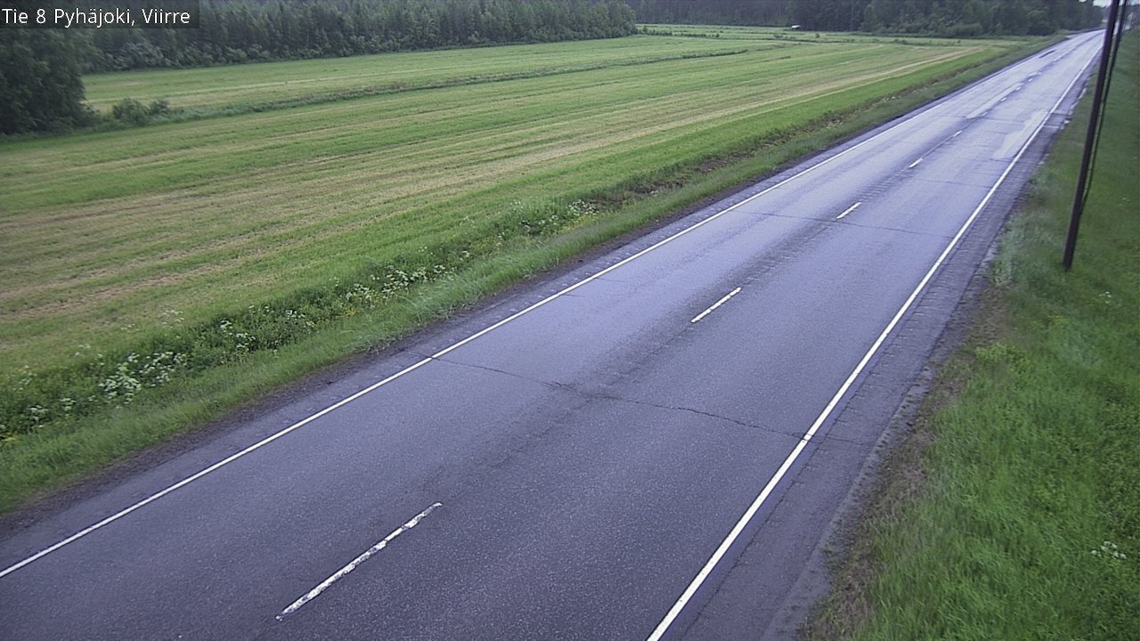 Kelikamerat Kuva Tie 8 Pyhäjoki, Viirre, Pyhäjoki, Pohjois-Pohjanmaa