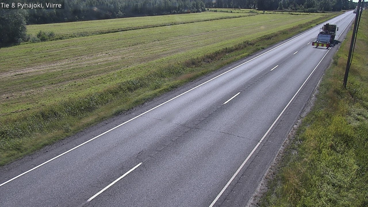 Kelikamerat Kuva Tie 8 Pyhäjoki, Viirre, Pyhäjoki, Pohjois-Pohjanmaa