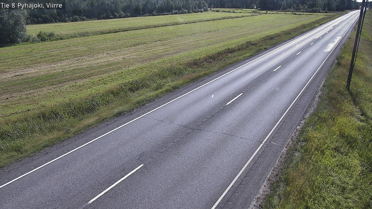 Kelikamerat Kuva Tie 8 Pyhäjoki, Viirre, Pyhäjoki, Pohjois-Pohjanmaa