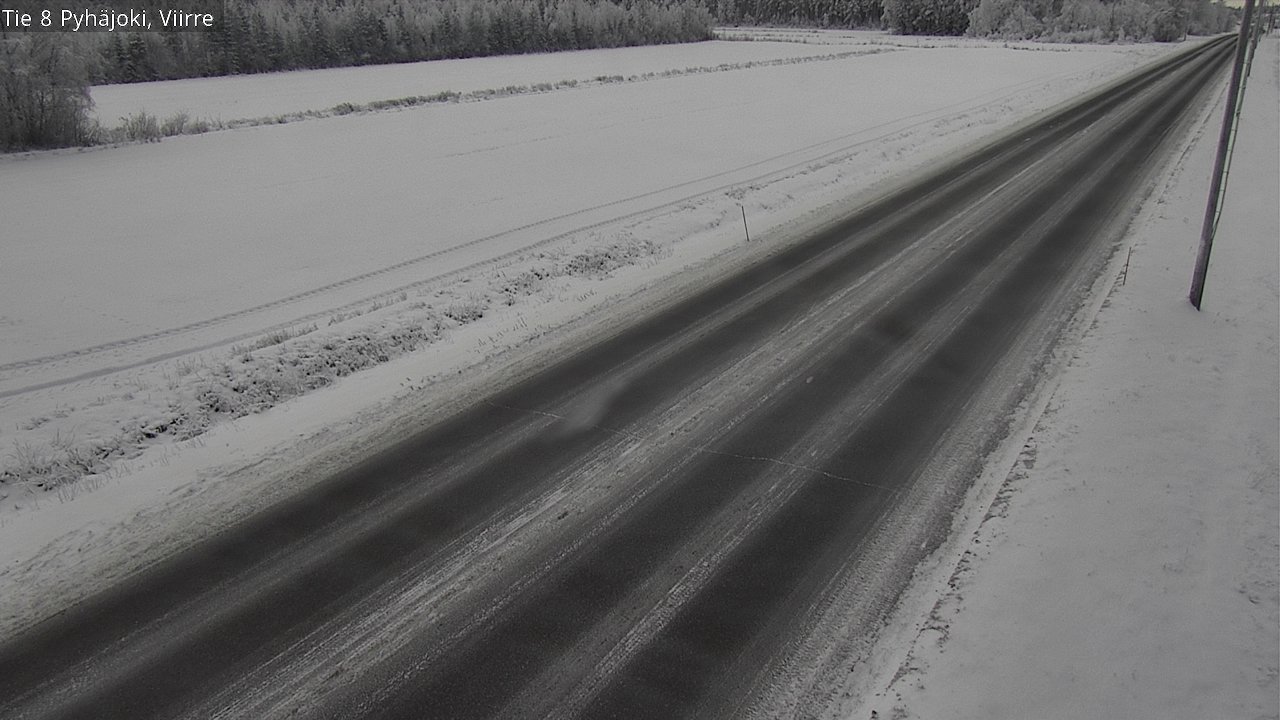 Kelikamerat Kuva Tie 8 Pyhäjoki, Viirre, Pyhäjoki, Pohjois-Pohjanmaa