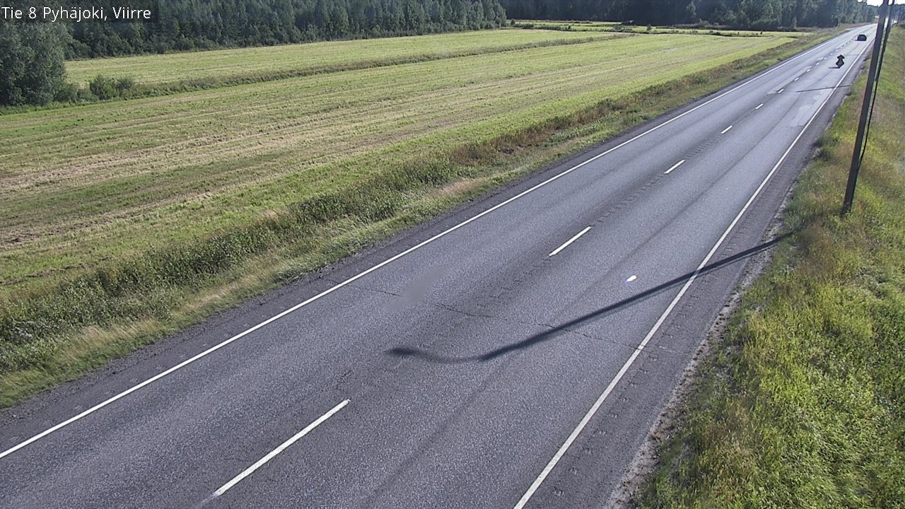 Kelikamerat Kuva Tie 8 Pyhäjoki, Viirre, Pyhäjoki, Pohjois-Pohjanmaa