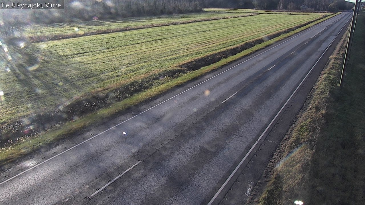 Kelikamerat Kuva Tie 8 Pyhäjoki, Viirre, Pyhäjoki, Pohjois-Pohjanmaa