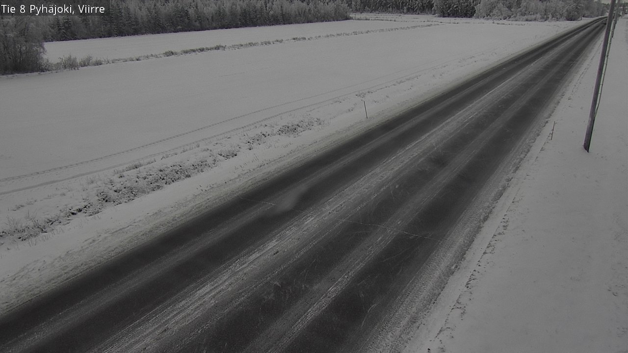 Kelikamerat Kuva Tie 8 Pyhäjoki, Viirre, Pyhäjoki, Pohjois-Pohjanmaa