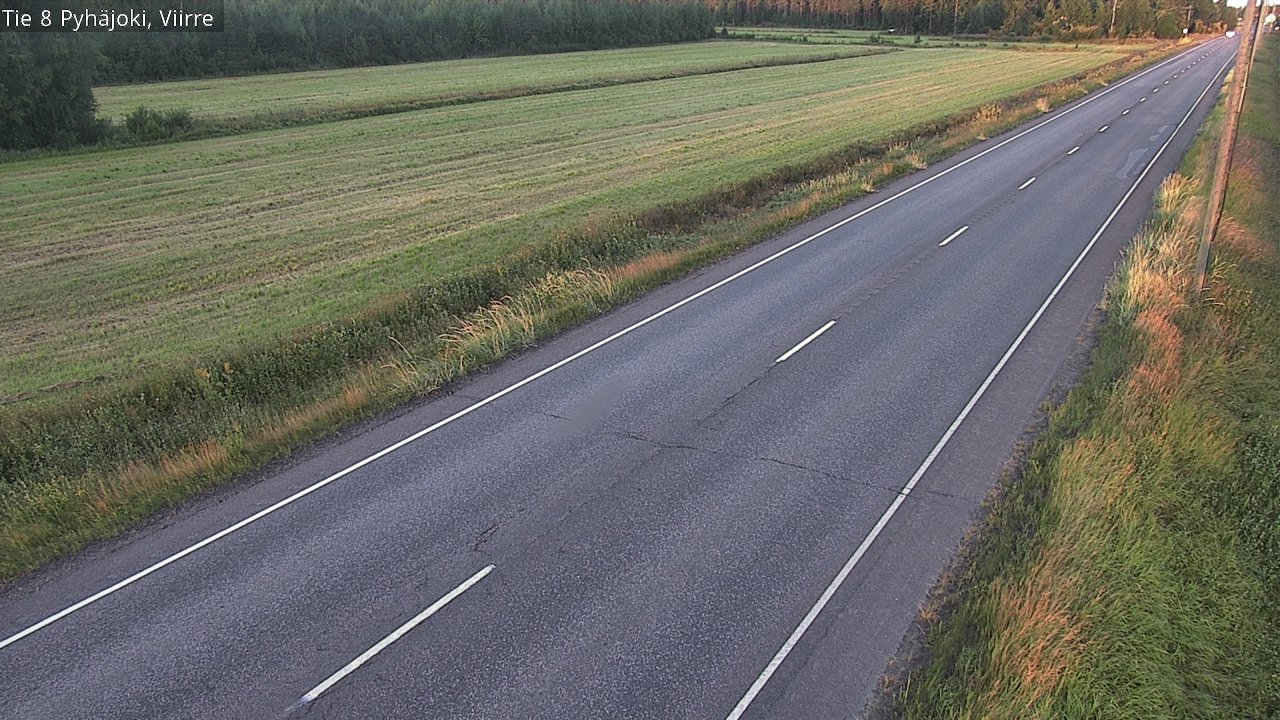 Kelikamerat Kuva Tie 8 Pyhäjoki, Viirre, Pyhäjoki, Pohjois-Pohjanmaa
