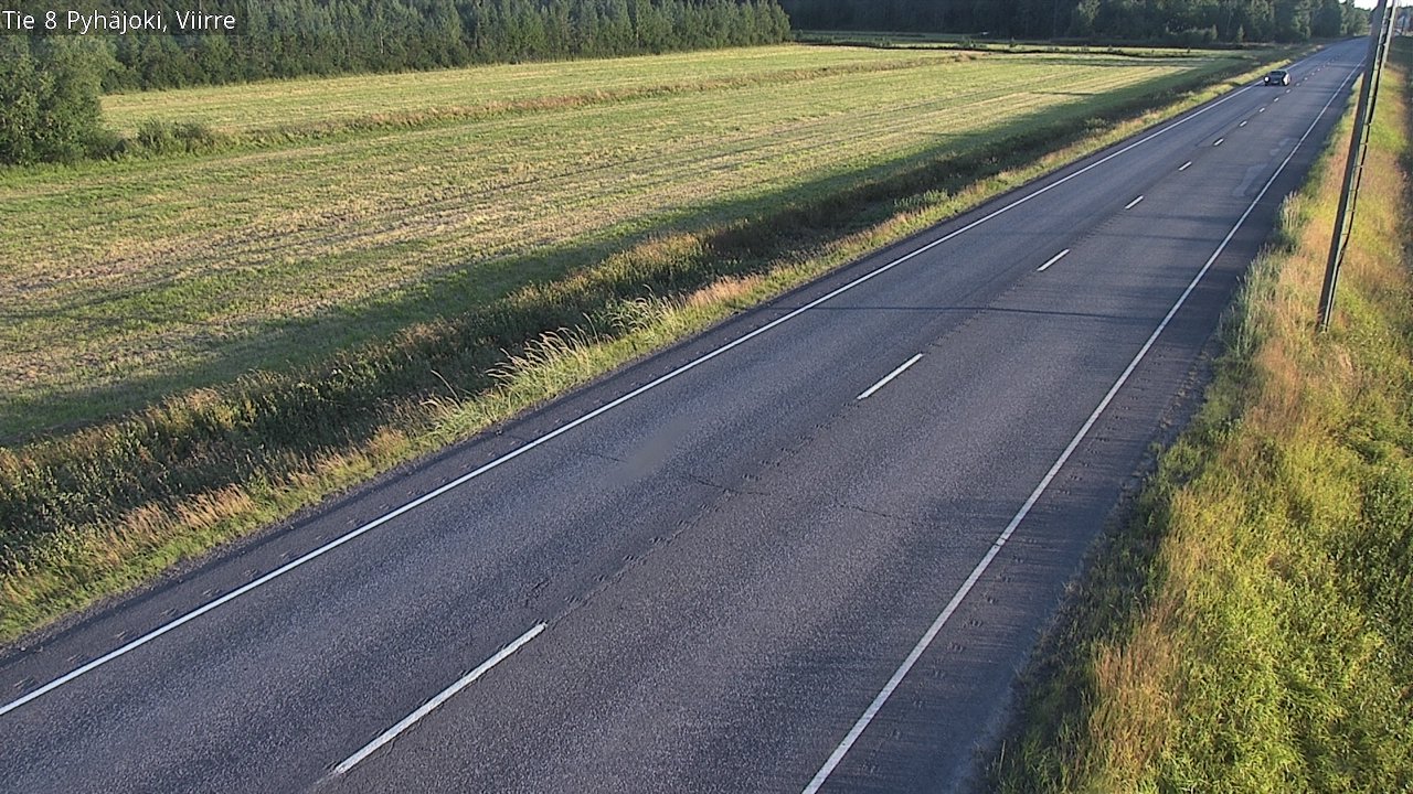 Kelikamerat Kuva Tie 8 Pyhäjoki, Viirre, Pyhäjoki, Pohjois-Pohjanmaa