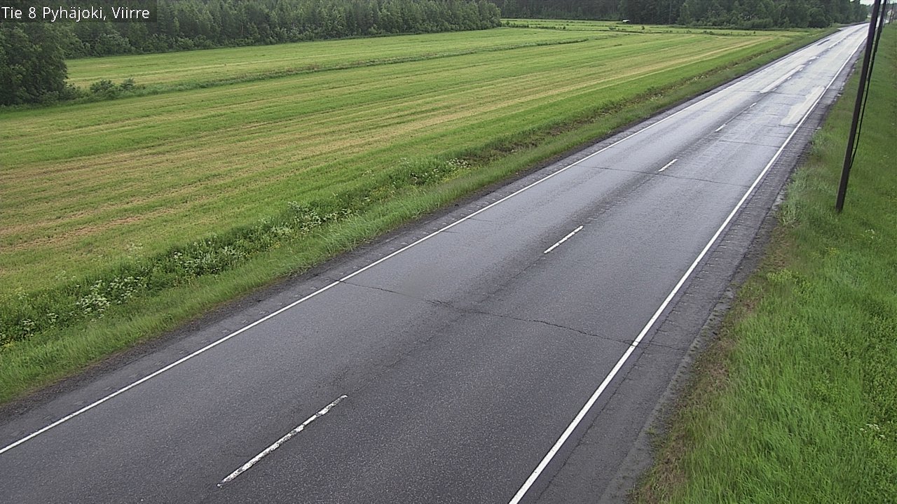Kelikamerat Kuva Tie 8 Pyhäjoki, Viirre, Pyhäjoki, Pohjois-Pohjanmaa