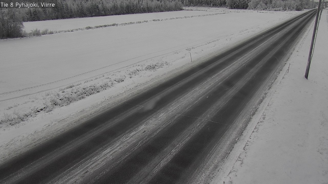 Kelikamerat Kuva Tie 8 Pyhäjoki, Viirre, Pyhäjoki, Pohjois-Pohjanmaa