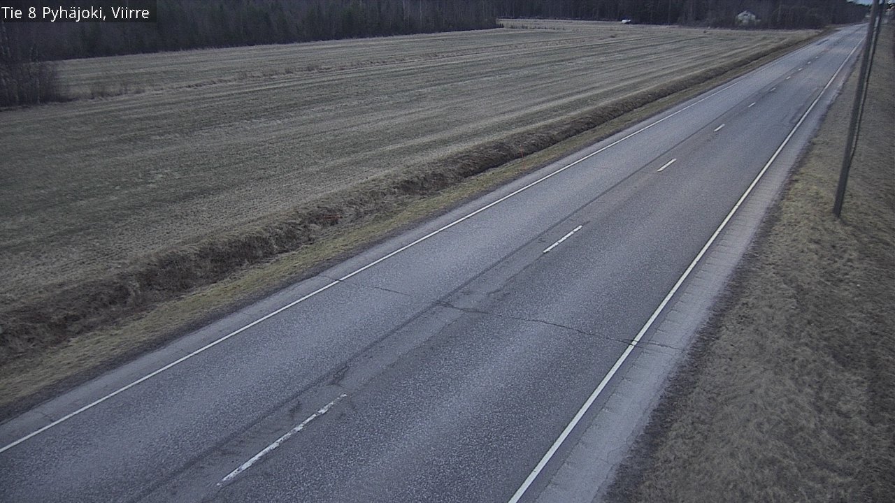 Kelikamerat Kuva Tie 8 Pyhäjoki, Viirre, Pyhäjoki, Pohjois-Pohjanmaa