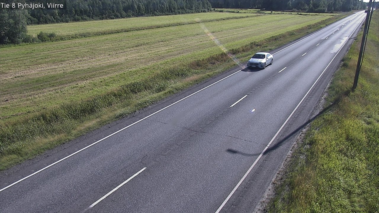 Kelikamerat Kuva Tie 8 Pyhäjoki, Viirre, Pyhäjoki, Pohjois-Pohjanmaa