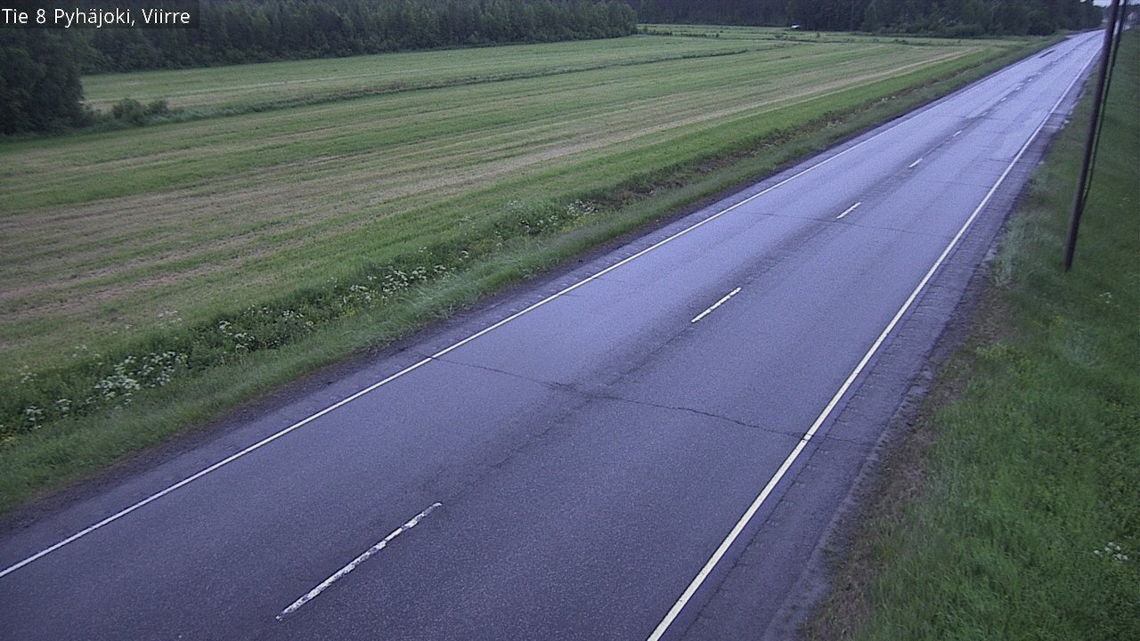 Kelikamerat Kuva Tie 8 Pyhäjoki, Viirre, Pyhäjoki, Pohjois-Pohjanmaa