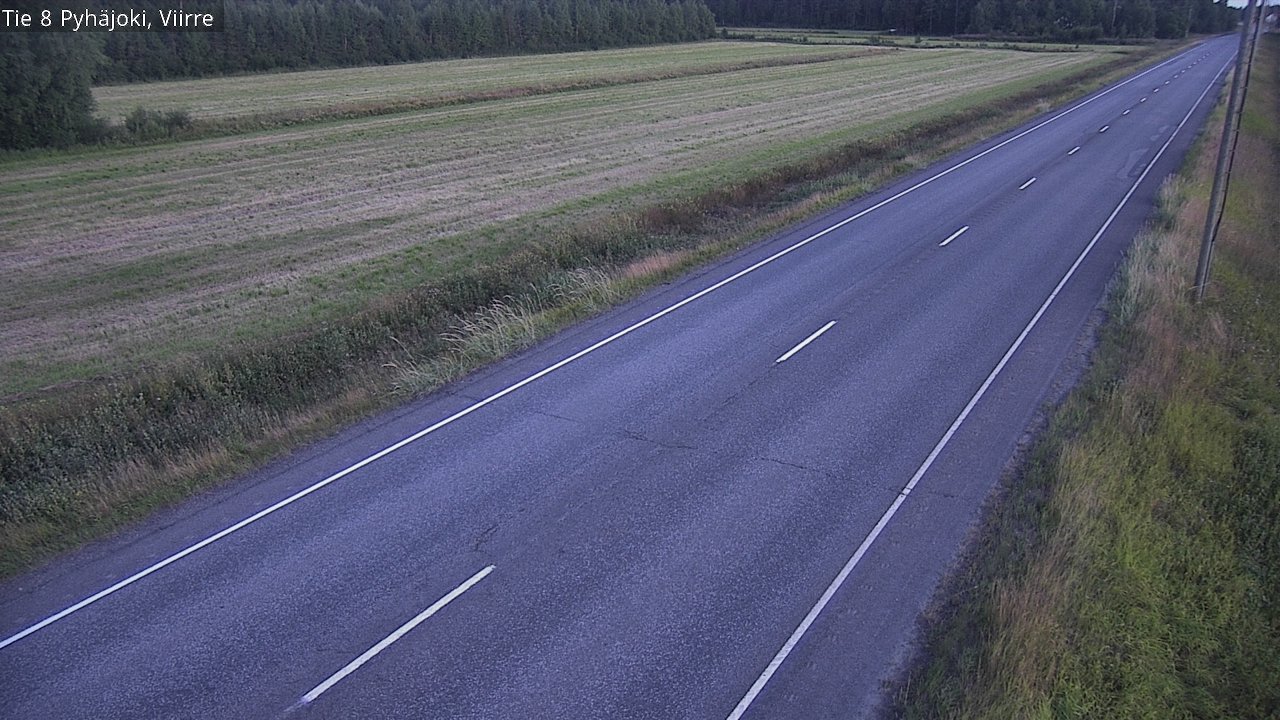 Kelikamerat Kuva Tie 8 Pyhäjoki, Viirre, Pyhäjoki, Pohjois-Pohjanmaa