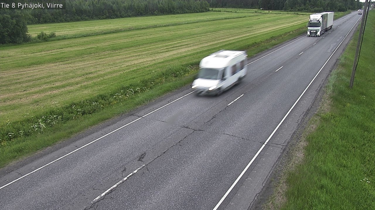Kelikamerat Kuva Tie 8 Pyhäjoki, Viirre, Pyhäjoki, Pohjois-Pohjanmaa
