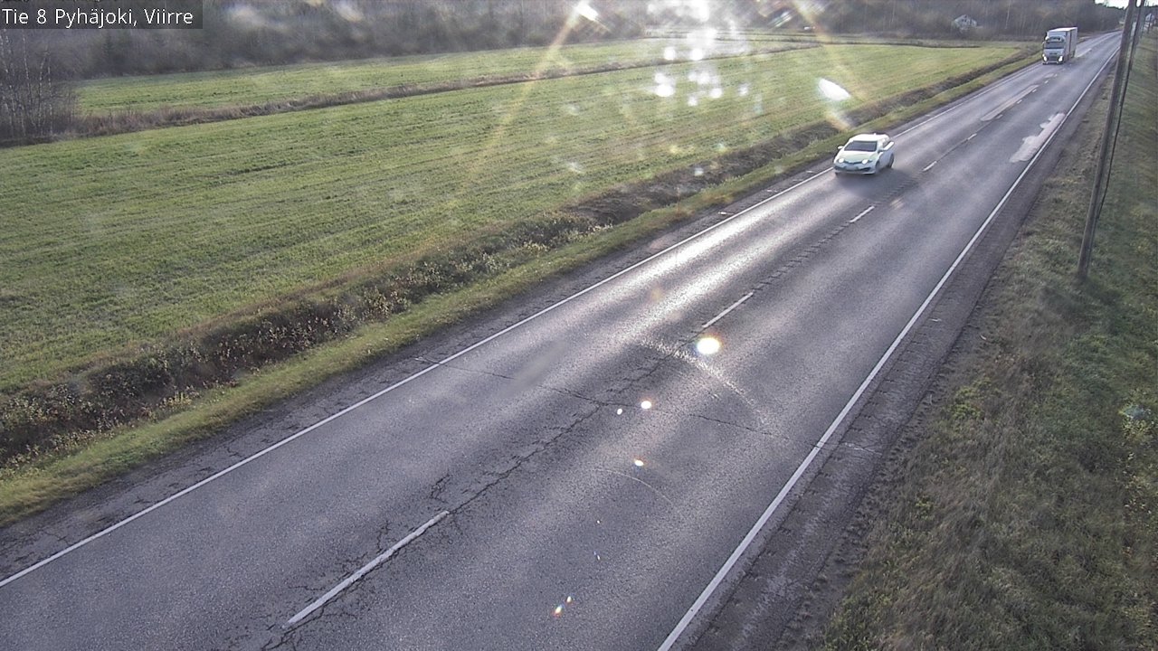 Kelikamerat Kuva Tie 8 Pyhäjoki, Viirre, Pyhäjoki, Pohjois-Pohjanmaa