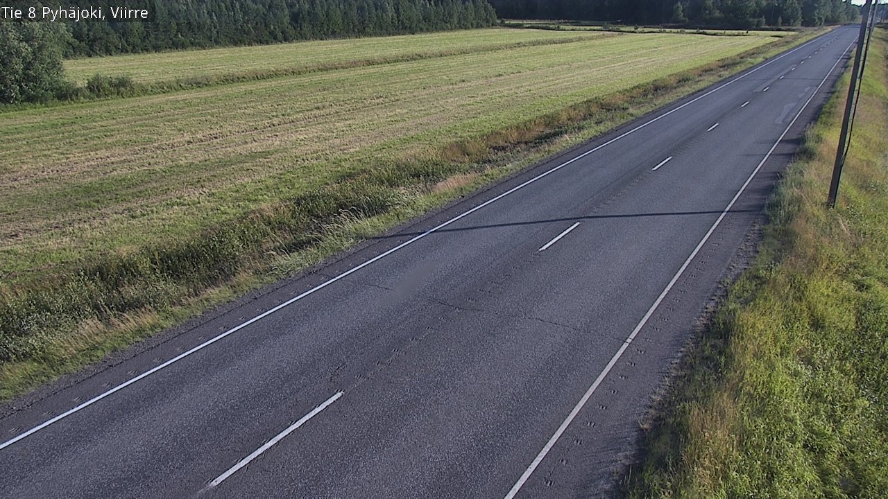 Kelikamerat Kuva Tie 8 Pyhäjoki, Viirre, Pyhäjoki, Pohjois-Pohjanmaa