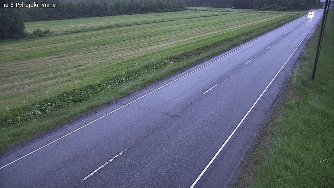 Kelikamerat Kuva Tie 8 Pyhäjoki, Viirre, Pyhäjoki, Pohjois-Pohjanmaa