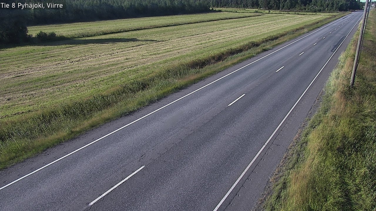Kelikamerat Kuva Tie 8 Pyhäjoki, Viirre, Pyhäjoki, Pohjois-Pohjanmaa
