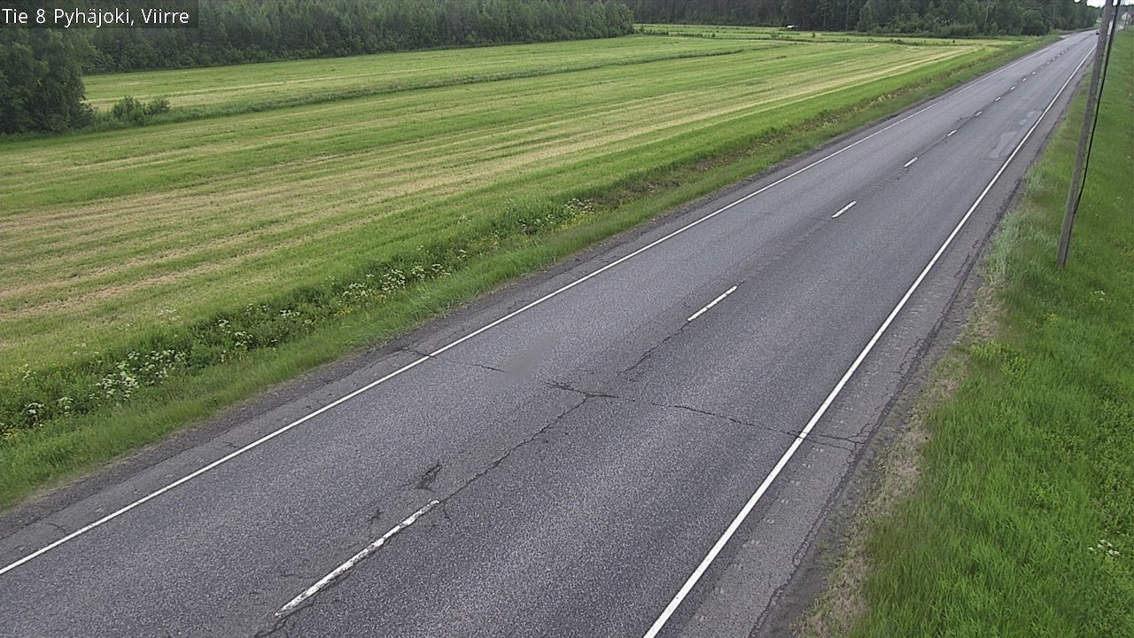 Kelikamerat Kuva Tie 8 Pyhäjoki, Viirre, Pyhäjoki, Pohjois-Pohjanmaa