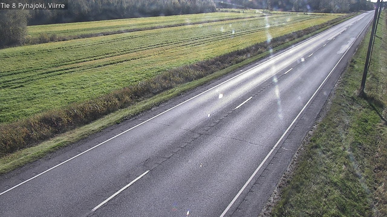 Kelikamerat Kuva Tie 8 Pyhäjoki, Viirre, Pyhäjoki, Pohjois-Pohjanmaa
