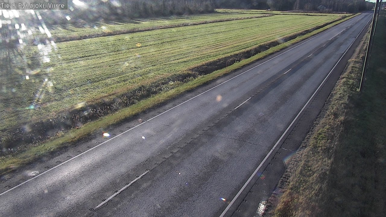 Kelikamerat Kuva Tie 8 Pyhäjoki, Viirre, Pyhäjoki, Pohjois-Pohjanmaa