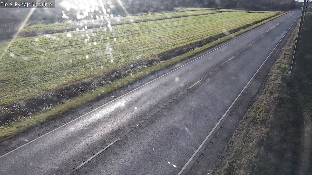 Kelikamerat Kuva Tie 8 Pyhäjoki, Viirre, Pyhäjoki, Pohjois-Pohjanmaa