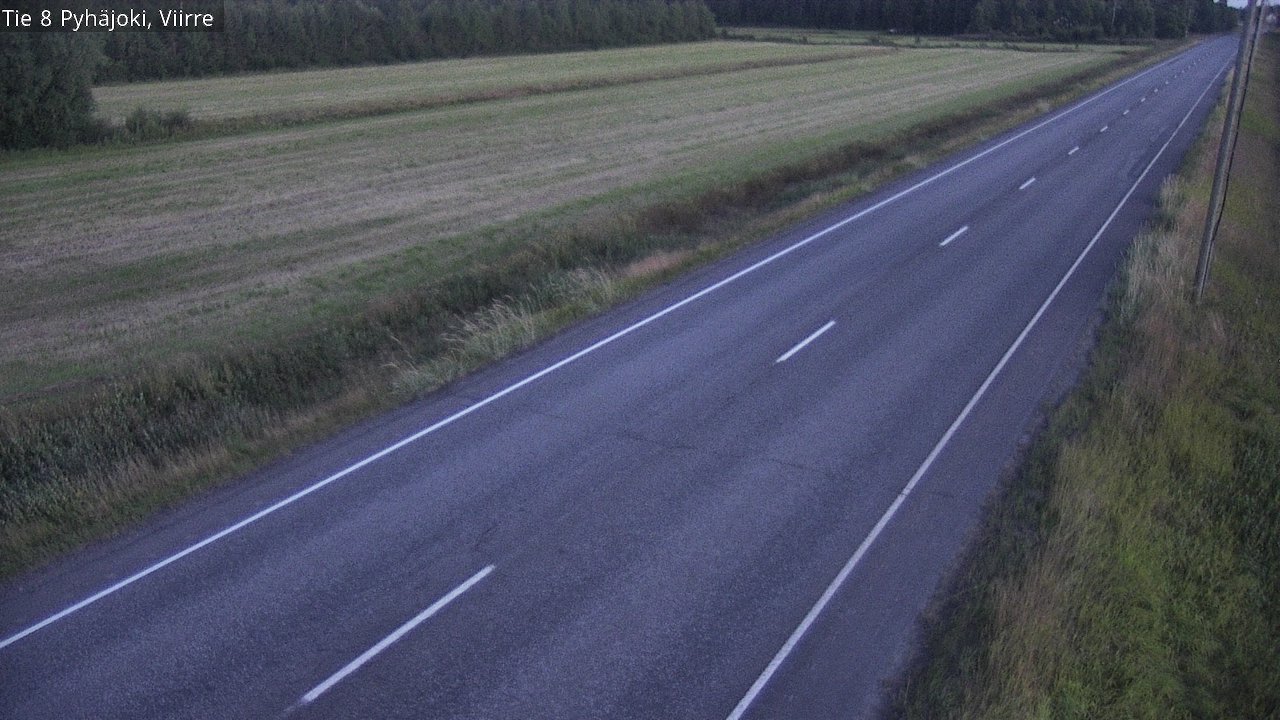 Kelikamerat Kuva Tie 8 Pyhäjoki, Viirre, Pyhäjoki, Pohjois-Pohjanmaa