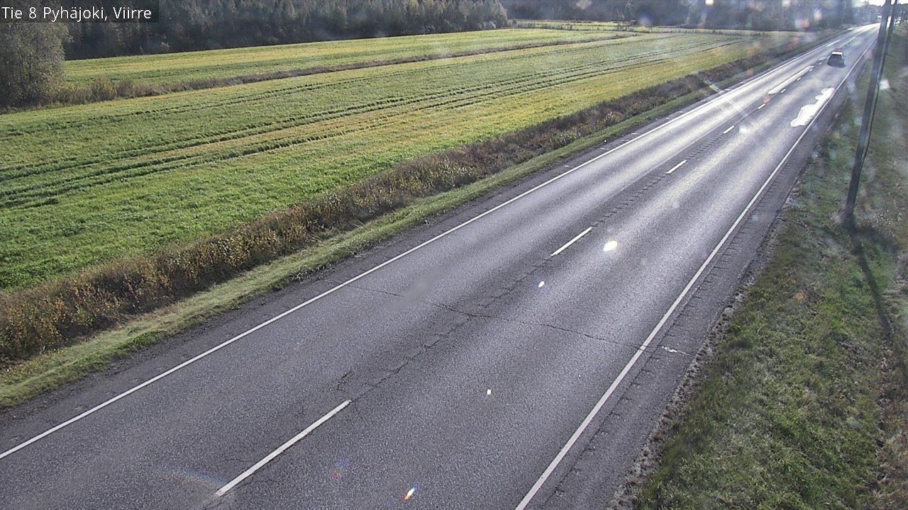 Kelikamerat Kuva Tie 8 Pyhäjoki, Viirre, Pyhäjoki, Pohjois-Pohjanmaa