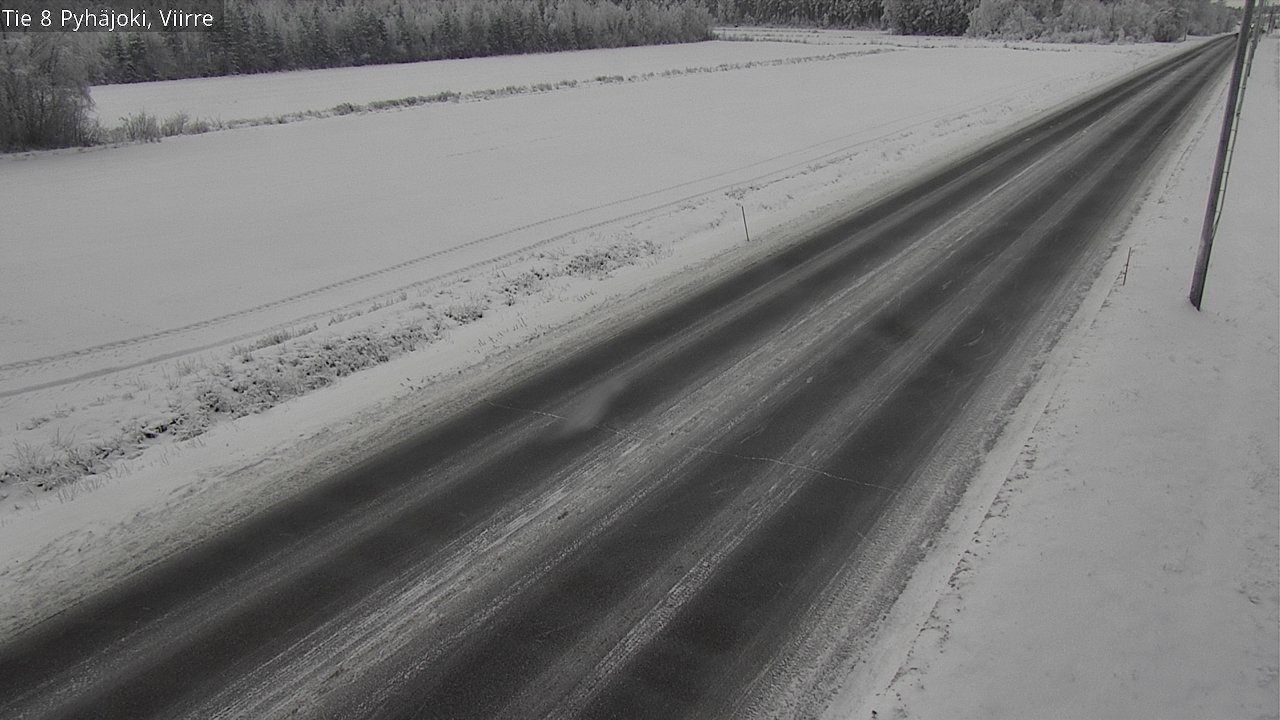 Kelikamerat Kuva Tie 8 Pyhäjoki, Viirre, Pyhäjoki, Pohjois-Pohjanmaa