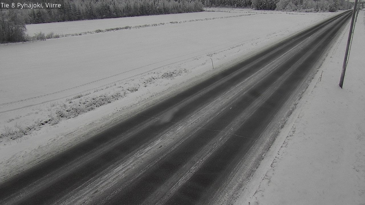 Kelikamerat Kuva Tie 8 Pyhäjoki, Viirre, Pyhäjoki, Pohjois-Pohjanmaa