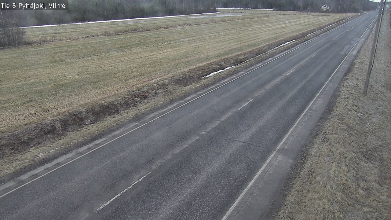 Kelikamerat Kuva Tie 8 Pyhäjoki, Viirre, Pyhäjoki, Pohjois-Pohjanmaa