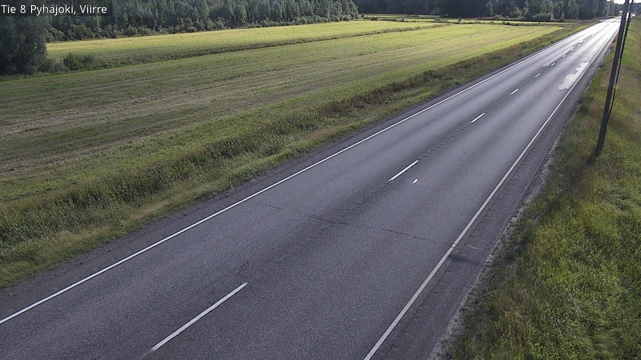 Kelikamerat Kuva Tie 8 Pyhäjoki, Viirre, Pyhäjoki, Pohjois-Pohjanmaa