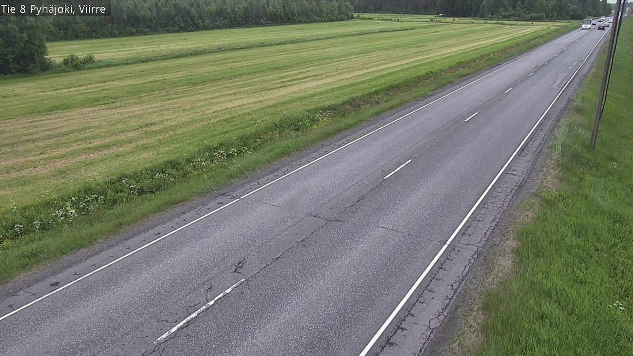 Kelikamerat Kuva Tie 8 Pyhäjoki, Viirre, Pyhäjoki, Pohjois-Pohjanmaa
