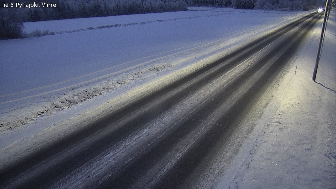 Kelikamerat Kuva Tie 8 Pyhäjoki, Viirre, Pyhäjoki, Pohjois-Pohjanmaa