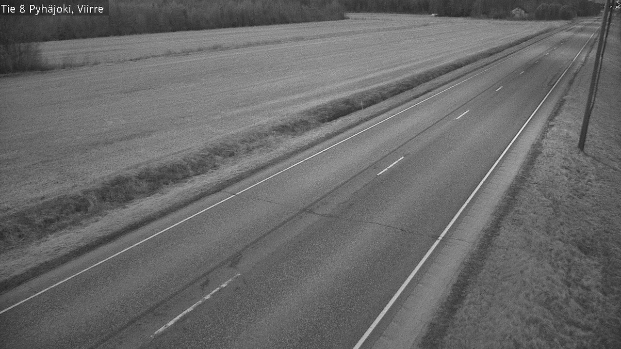 Kelikamerat Kuva Tie 8 Pyhäjoki, Viirre, Pyhäjoki, Pohjois-Pohjanmaa
