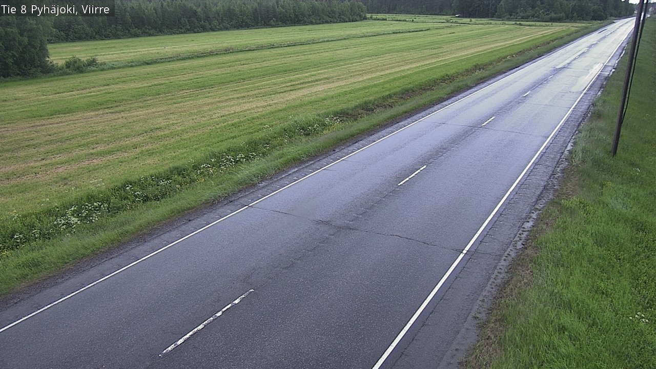 Kelikamerat Kuva Tie 8 Pyhäjoki, Viirre, Pyhäjoki, Pohjois-Pohjanmaa