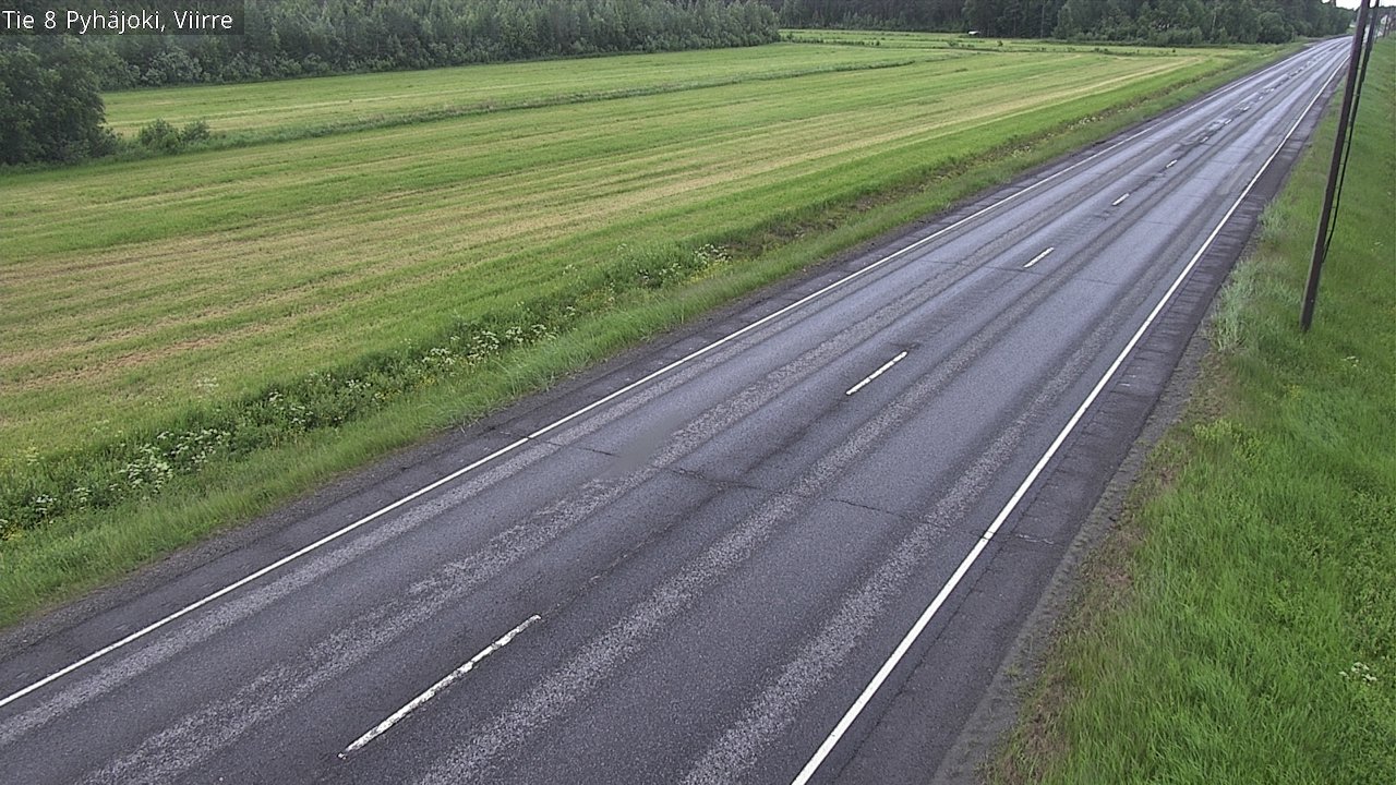 Kelikamerat Kuva Tie 8 Pyhäjoki, Viirre, Pyhäjoki, Pohjois-Pohjanmaa