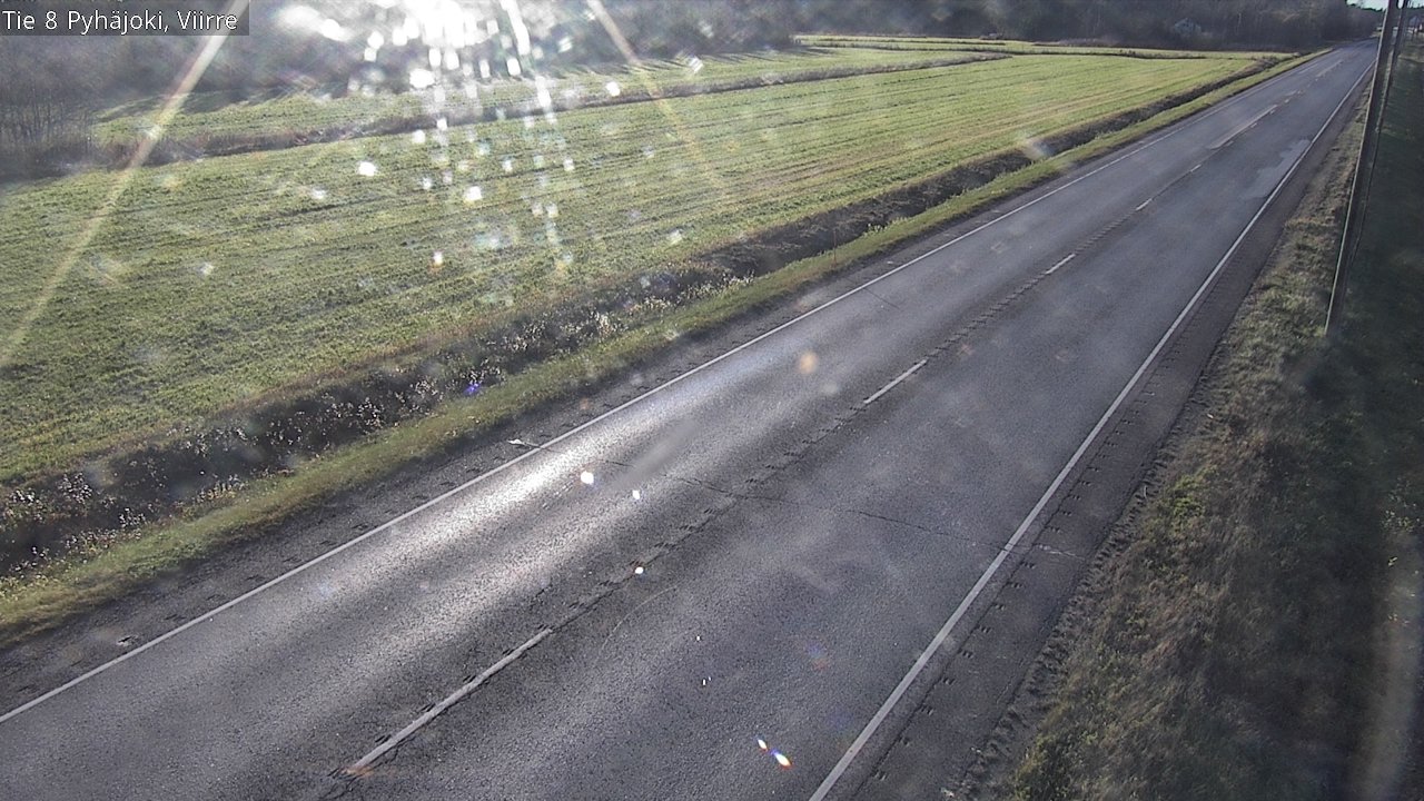 Kelikamerat Kuva Tie 8 Pyhäjoki, Viirre, Pyhäjoki, Pohjois-Pohjanmaa