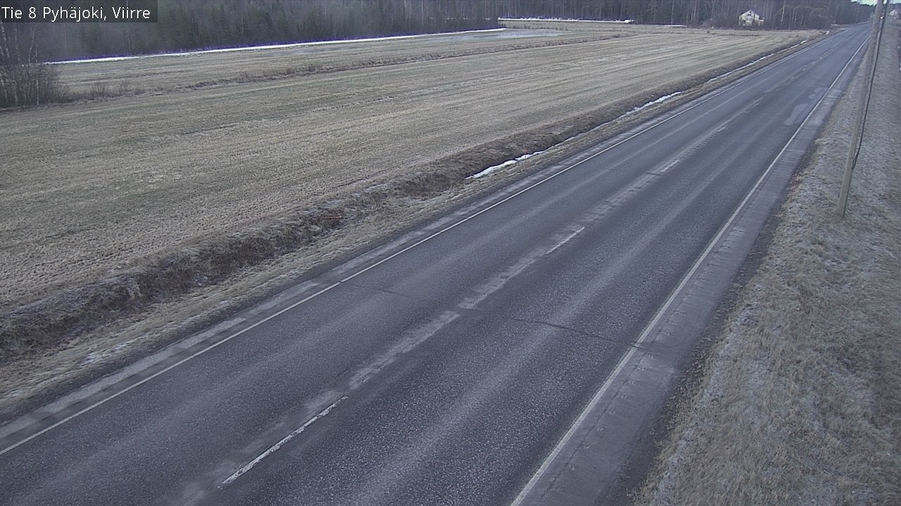 Kelikamerat Kuva Tie 8 Pyhäjoki, Viirre, Pyhäjoki, Pohjois-Pohjanmaa