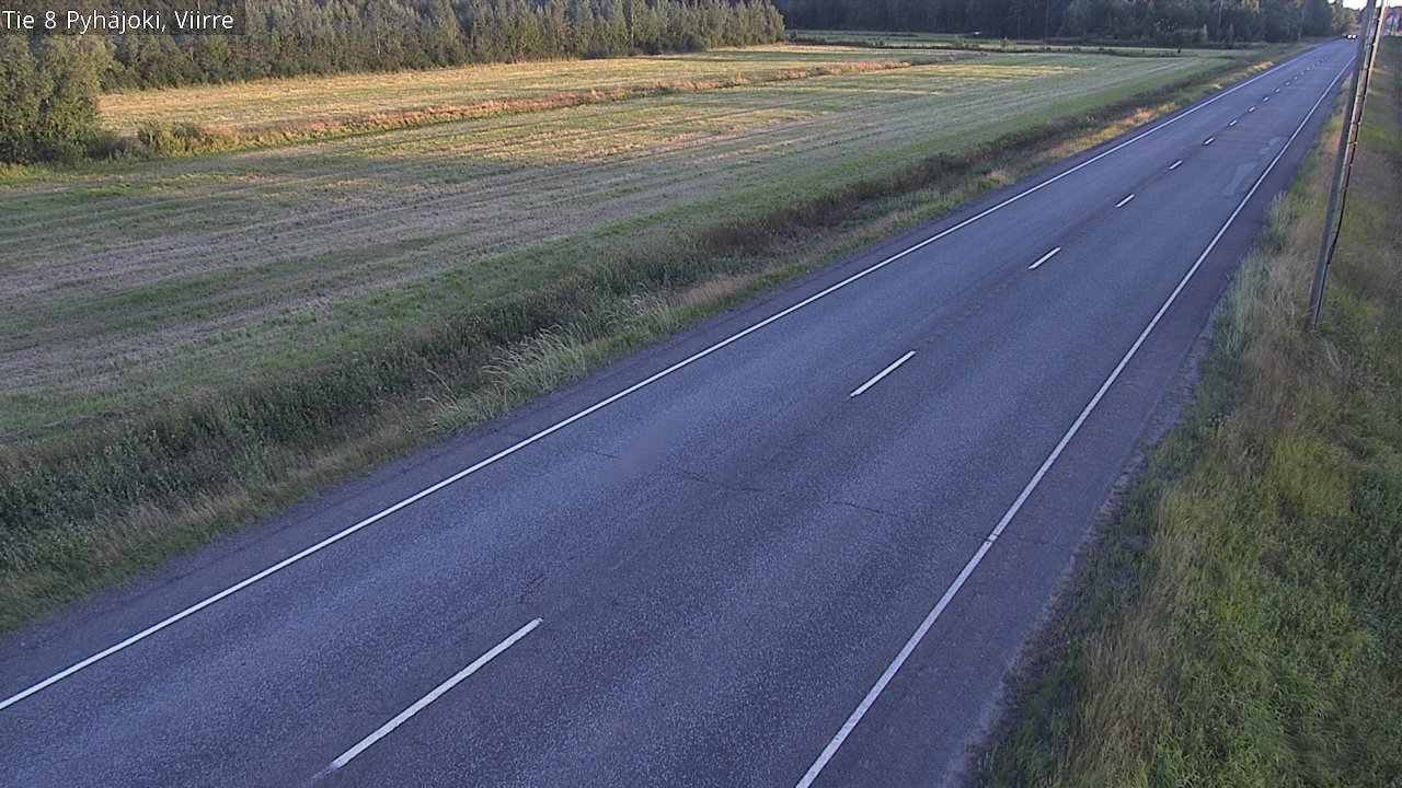 Kelikamerat Kuva Tie 8 Pyhäjoki, Viirre, Pyhäjoki, Pohjois-Pohjanmaa